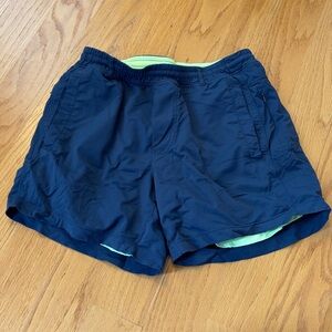 Bird Dogs Shorts navy size Small Running Stretch Gym Pockets Lined